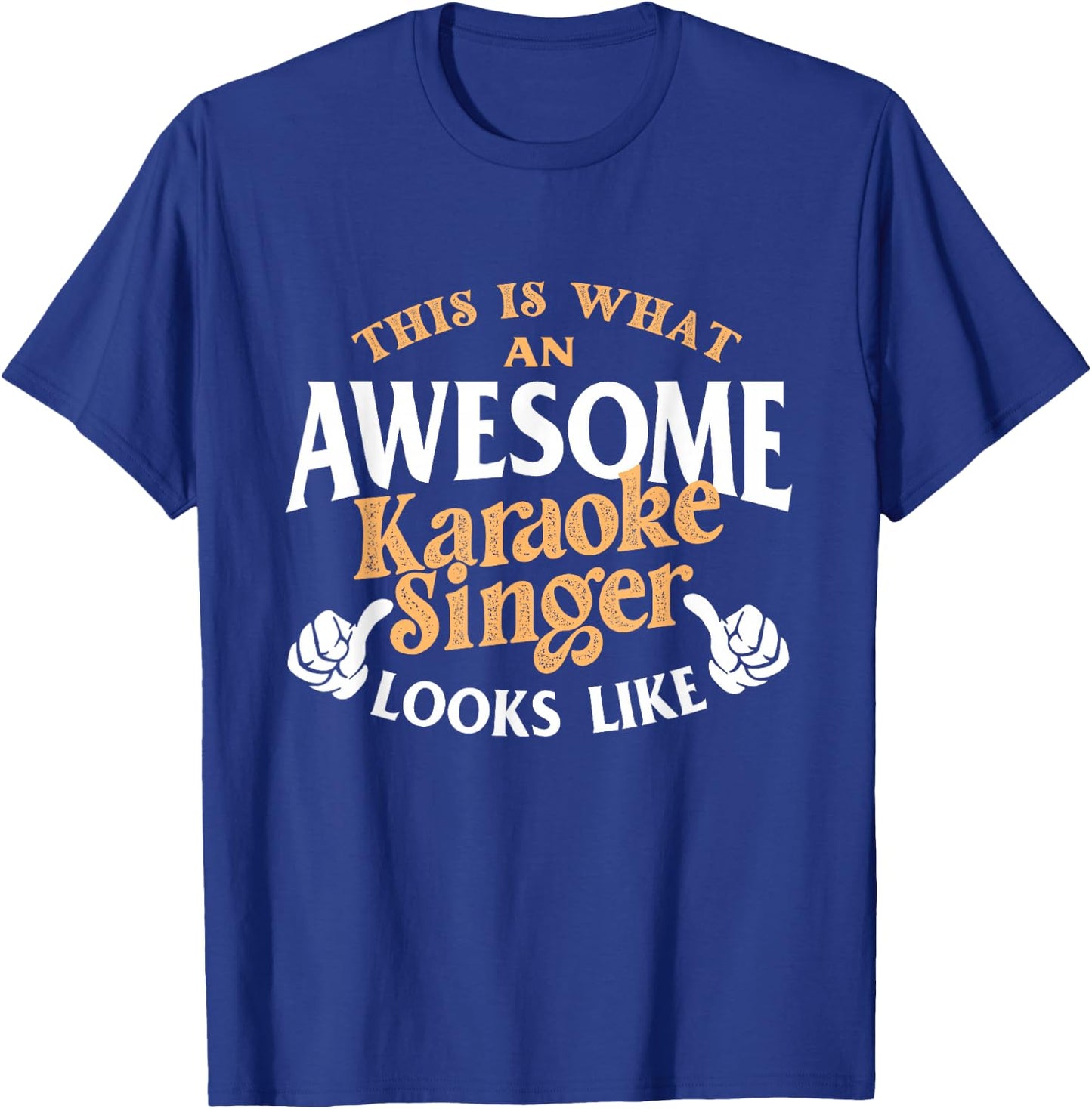 Karaoke Singer - Funny Music Karaoke Party Musician T-Shirt - T-Shirt | Royal