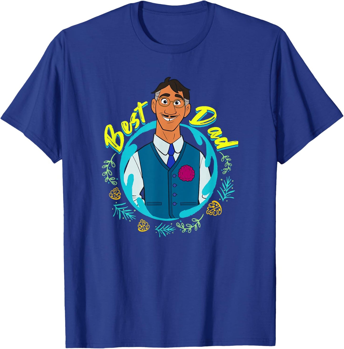 Disney Encanto Agustin Madrigal Best Dad Portrait Small T-Shirt - T-Shirt | Royal