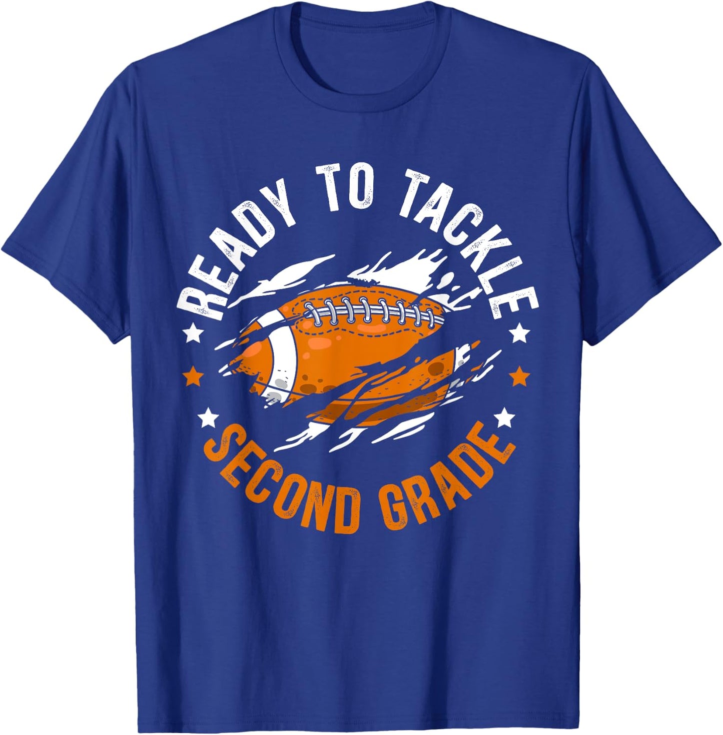 Ready To Tackle Second Grade First Day Of School T-Shirt - T-Shirt | Royal
