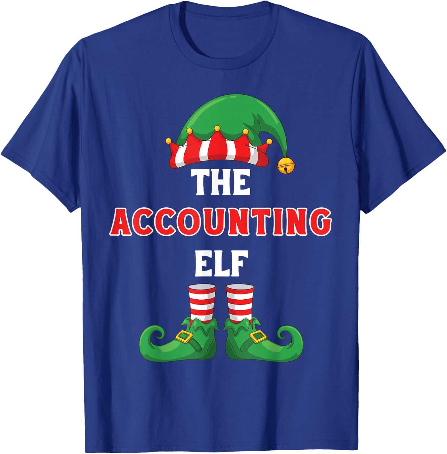 The Accounting Elf Shirt Christmas for Accountant CPA T-Shirt - T-Shirt | Royal
