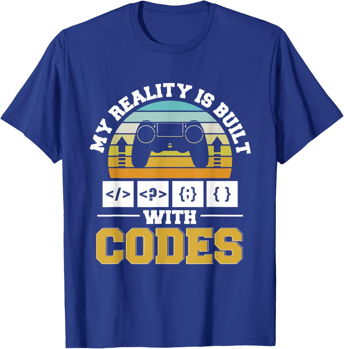 Coding Game Developer Game Dev Programmer Gaming Coder T-Shirt - T-Shirt | Royal