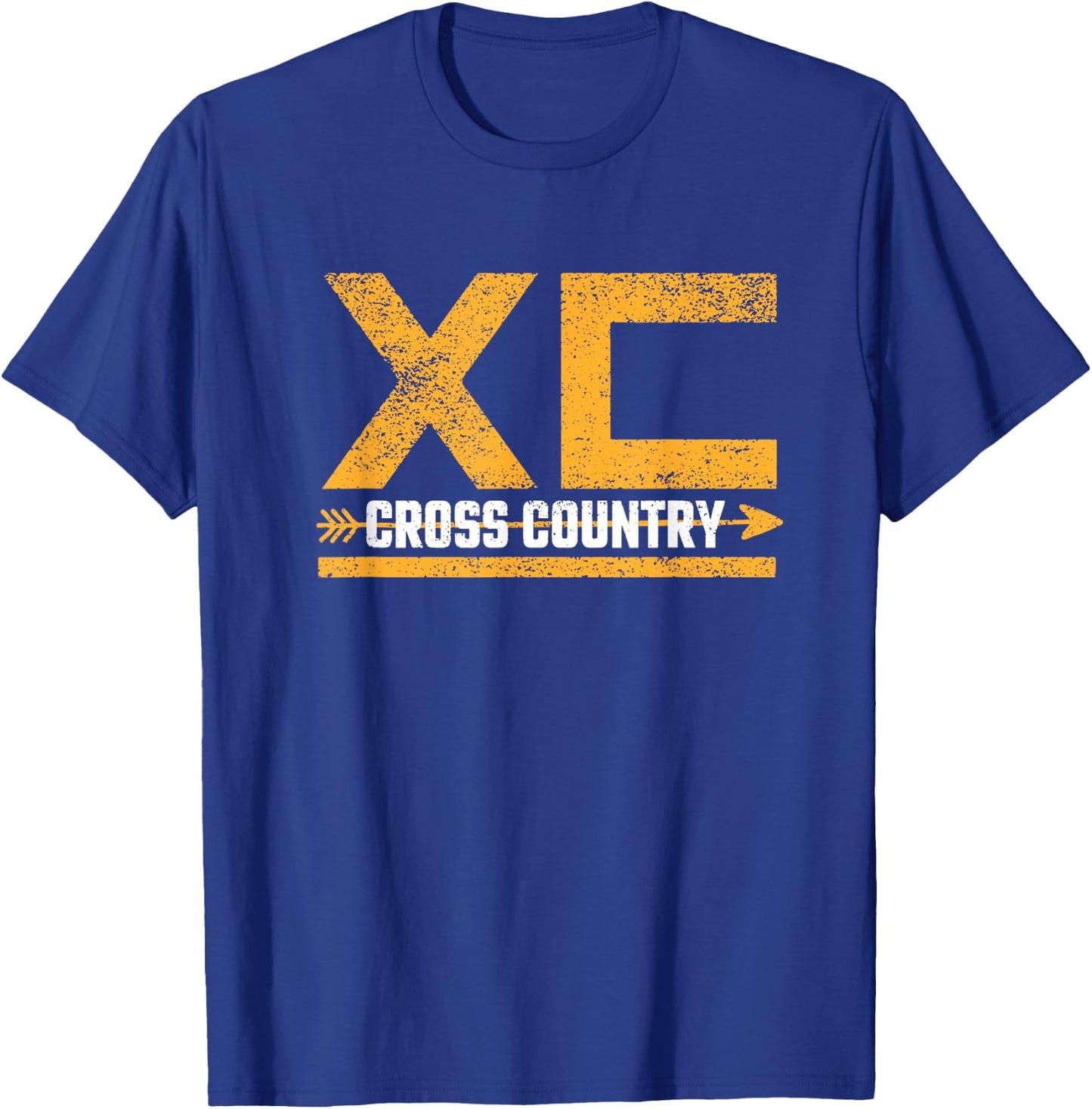 The Cross Country Running Shed Men's Black Cross Country Running T-Shirt - T-Shirt | Royal