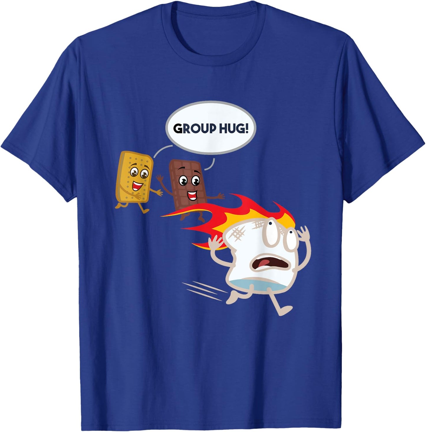 Smores S'mores Marshmallow Camping Roasting Bonfire T-Shirt - T-Shirt | Royal