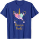 Unicorn Uncle Shirt, Uncle of the Birthday Girl Gift T-Shirt - T-Shirt | Royal