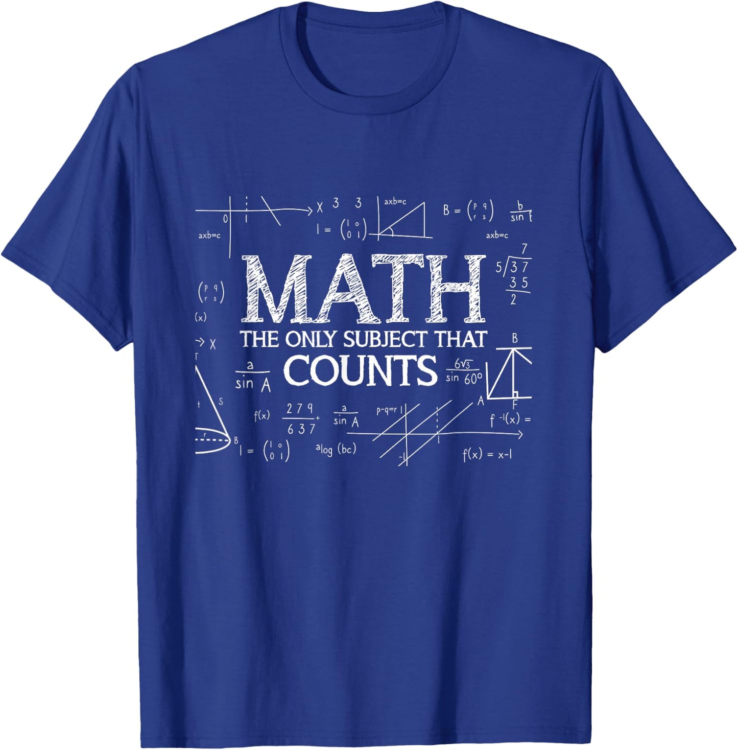 Algebra Science Geek Calculus Mathematics Teacher Nerd Math Women Kids T-Shirt - T-Shirt | Royal