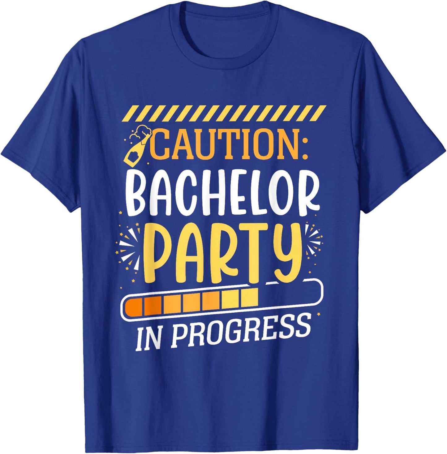 Attention! Stag Night In Gone Bachelor Bride T-Shirt - T-Shirt | Royal