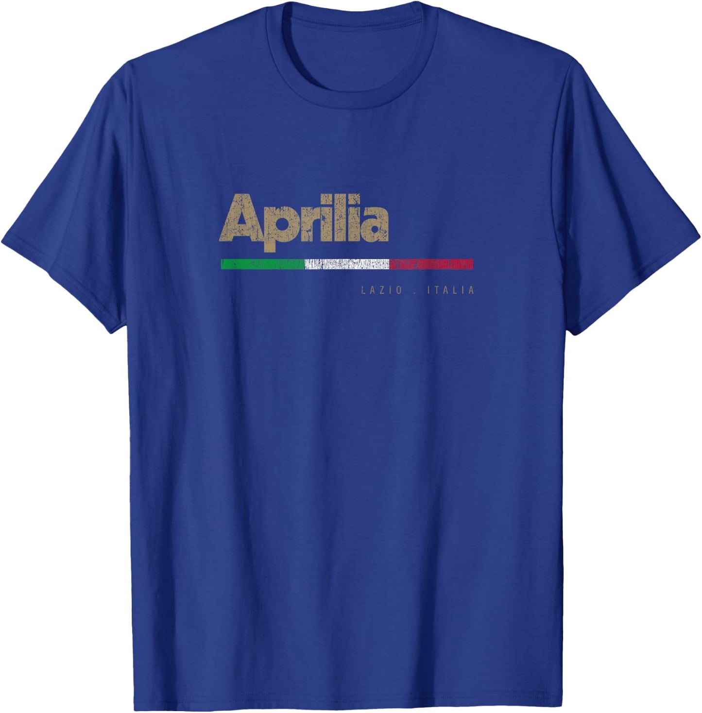 Aprilia Italian City Retro Flag Italy T-Shirt - T-Shirt | Royal