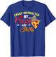 Sloth Eating Pizza Delivery Pizzeria Italian T-Shirt - T-Shirt | Royal