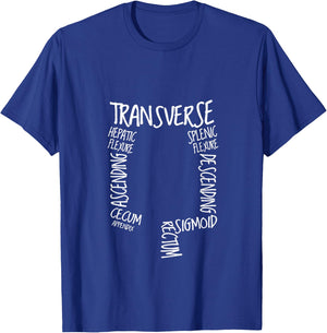 GI Endoscopy Nurse Endo Tech Colonoscopy Colon Anatomy T-Shirt - T-Shirt | Royal