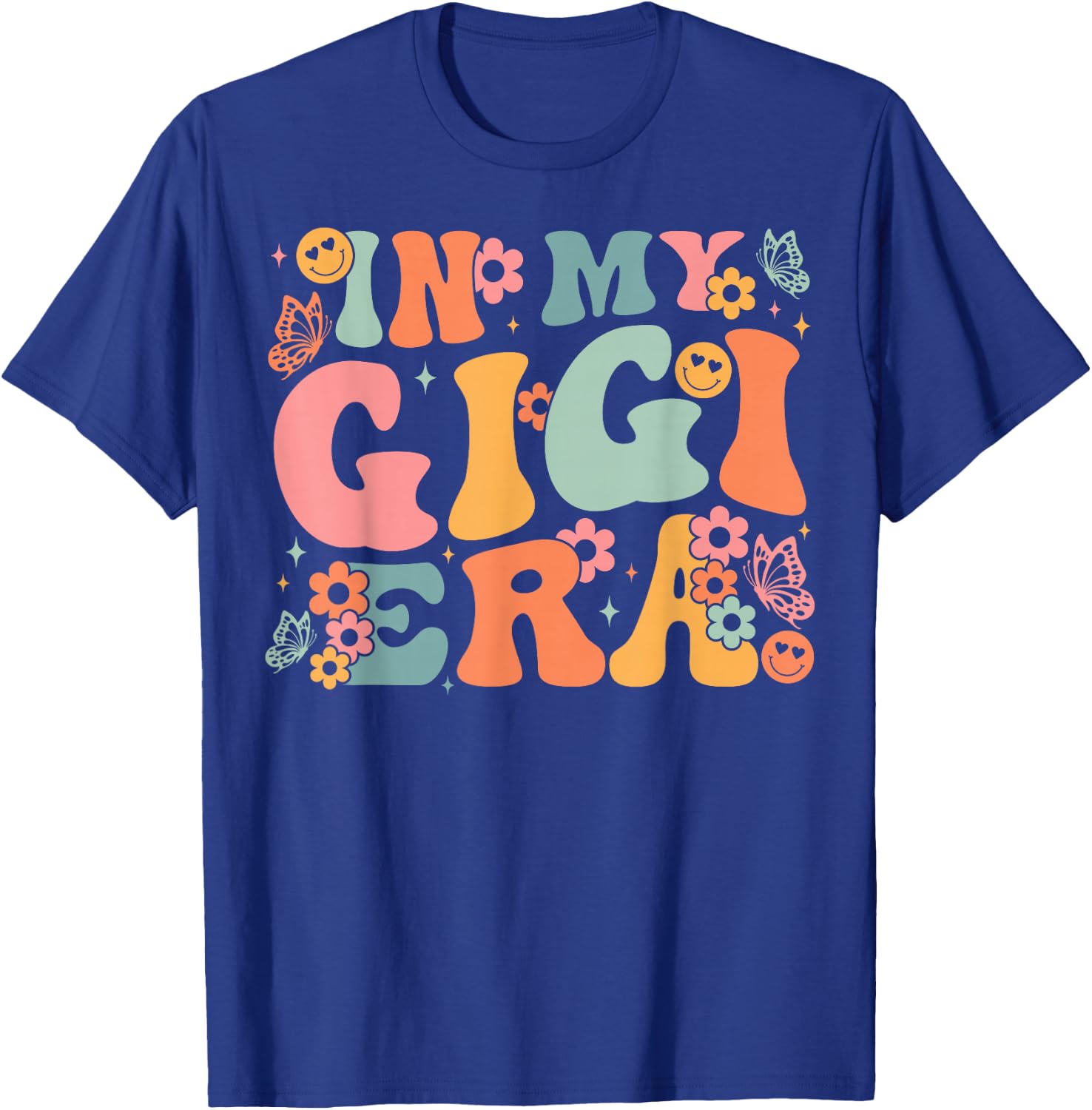 In My Gigi Era Baby Pregnancy Announcement for Grandma T-Shirt - T-Shirt | Royal