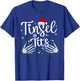 Tinsel Tits And Jingle Balls Funny Matching Christmas Couple T-Shirt - T-Shirt | Royal