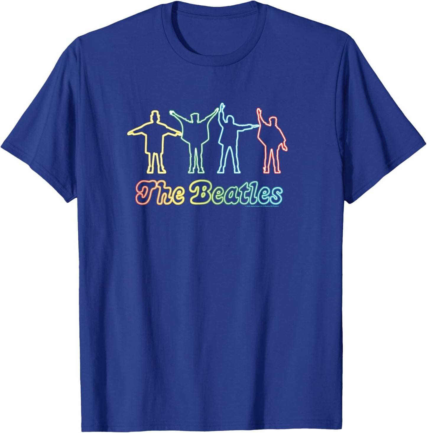 The Beatles - Neon Help T-Shirt - T-Shirt | Royal