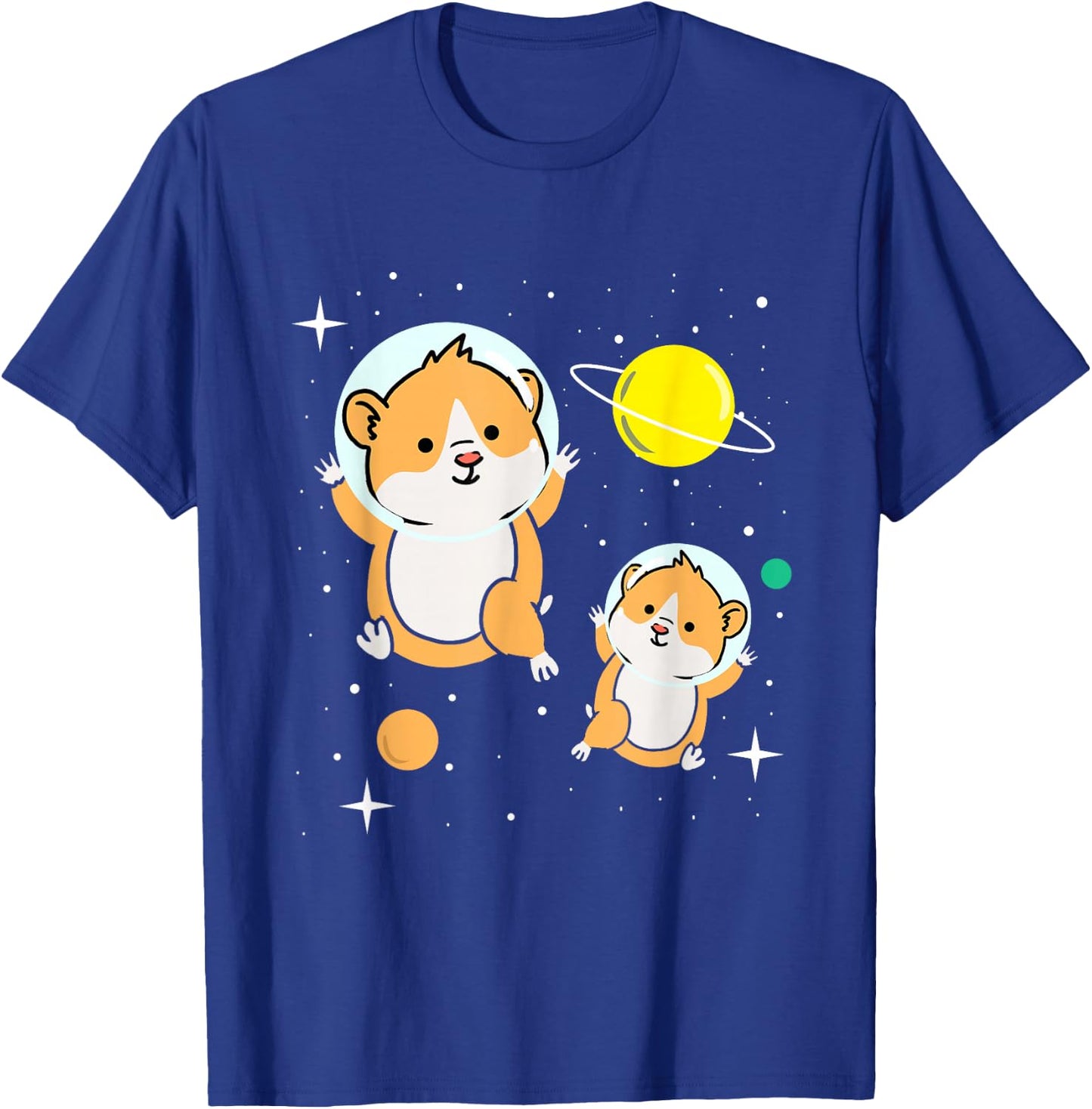 Hamster In Space Hamster Lover Gift T-Shirt - T-Shirt | Royal