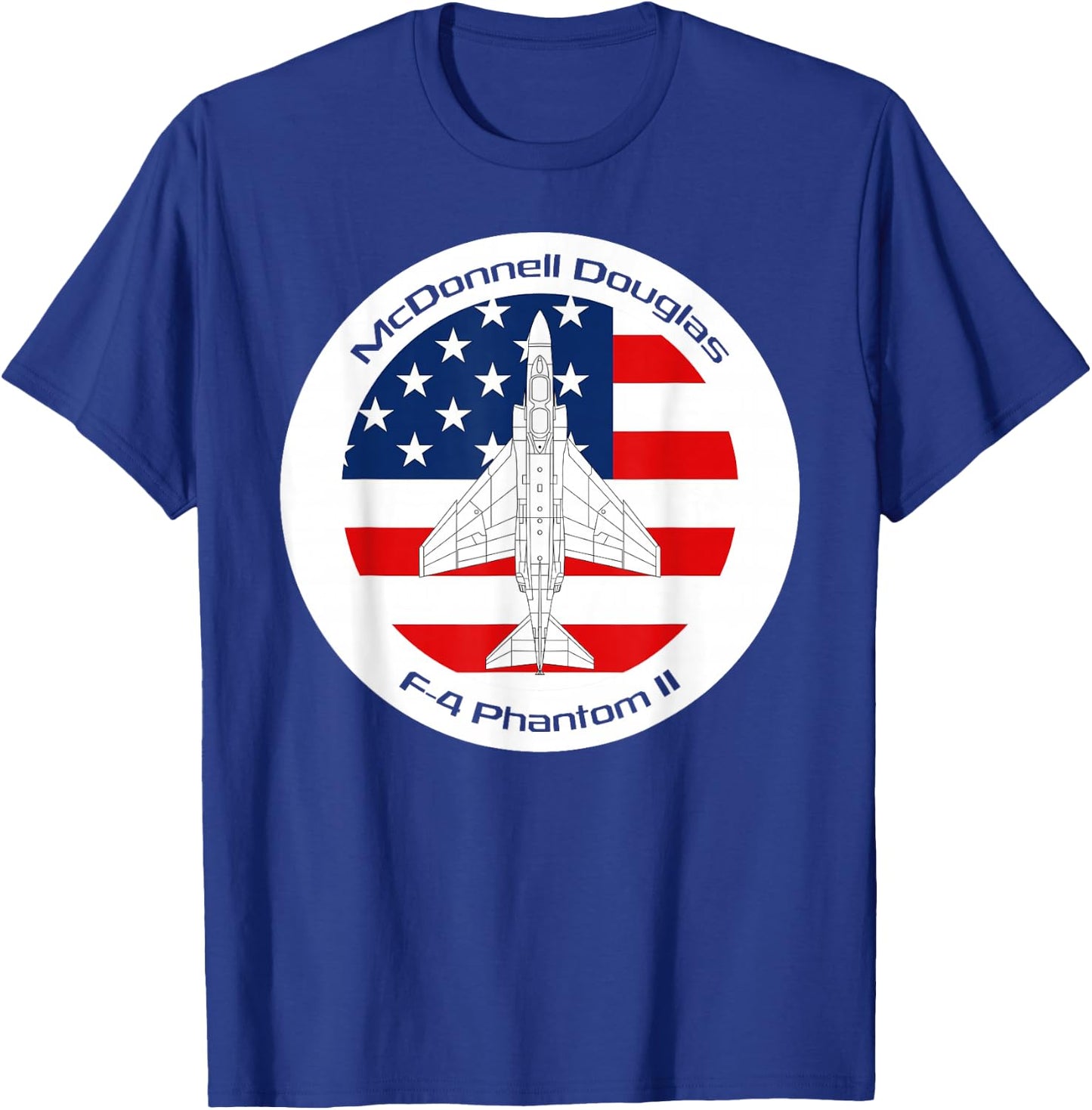McDonnell Douglas F-4 Phantom II T-Shirt - T-Shirt | Royal