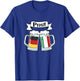 Funny Beer, Prost - Italy Germany Flag T-Shirt - T-Shirt | Royal