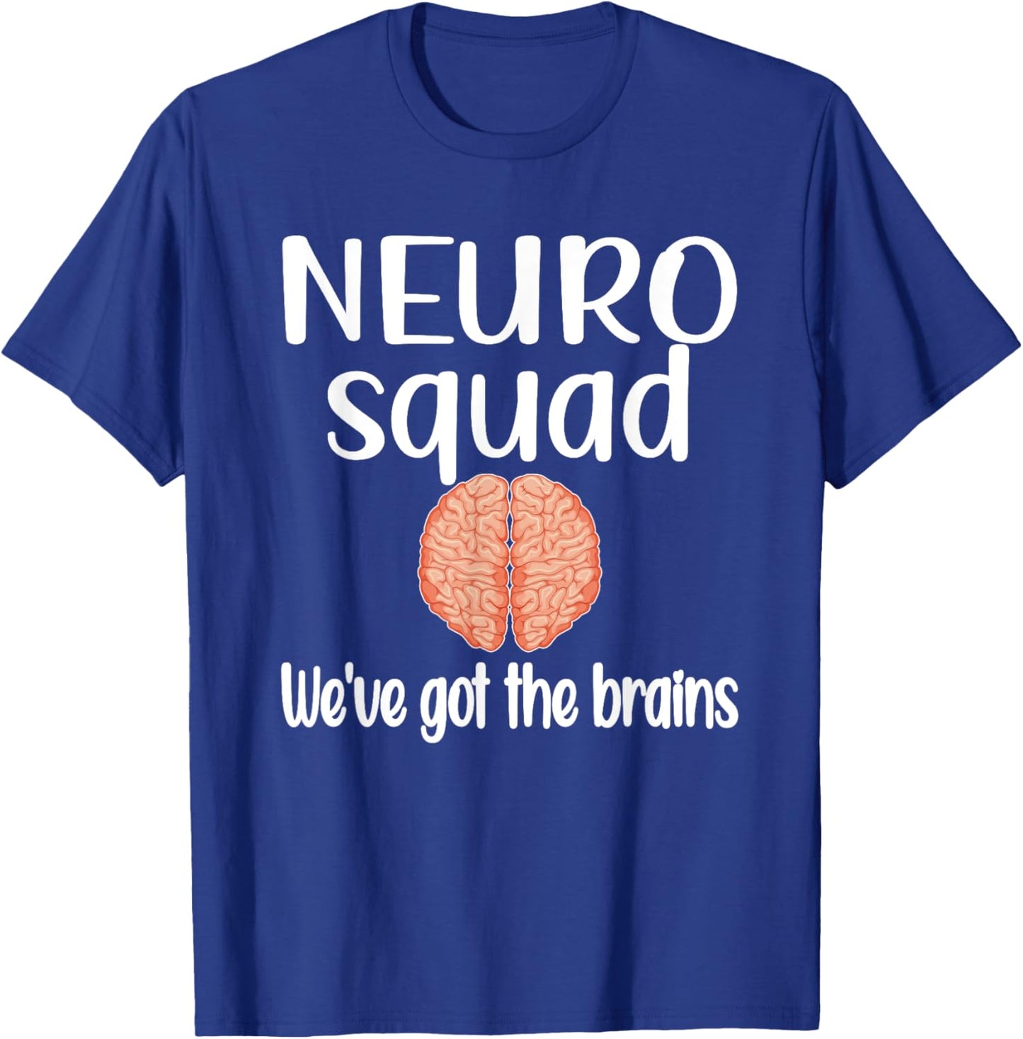 Neuro Squad Brain Neurologist Neurology Crew Tech Nurse T-Shirt - T-Shirt | Royal