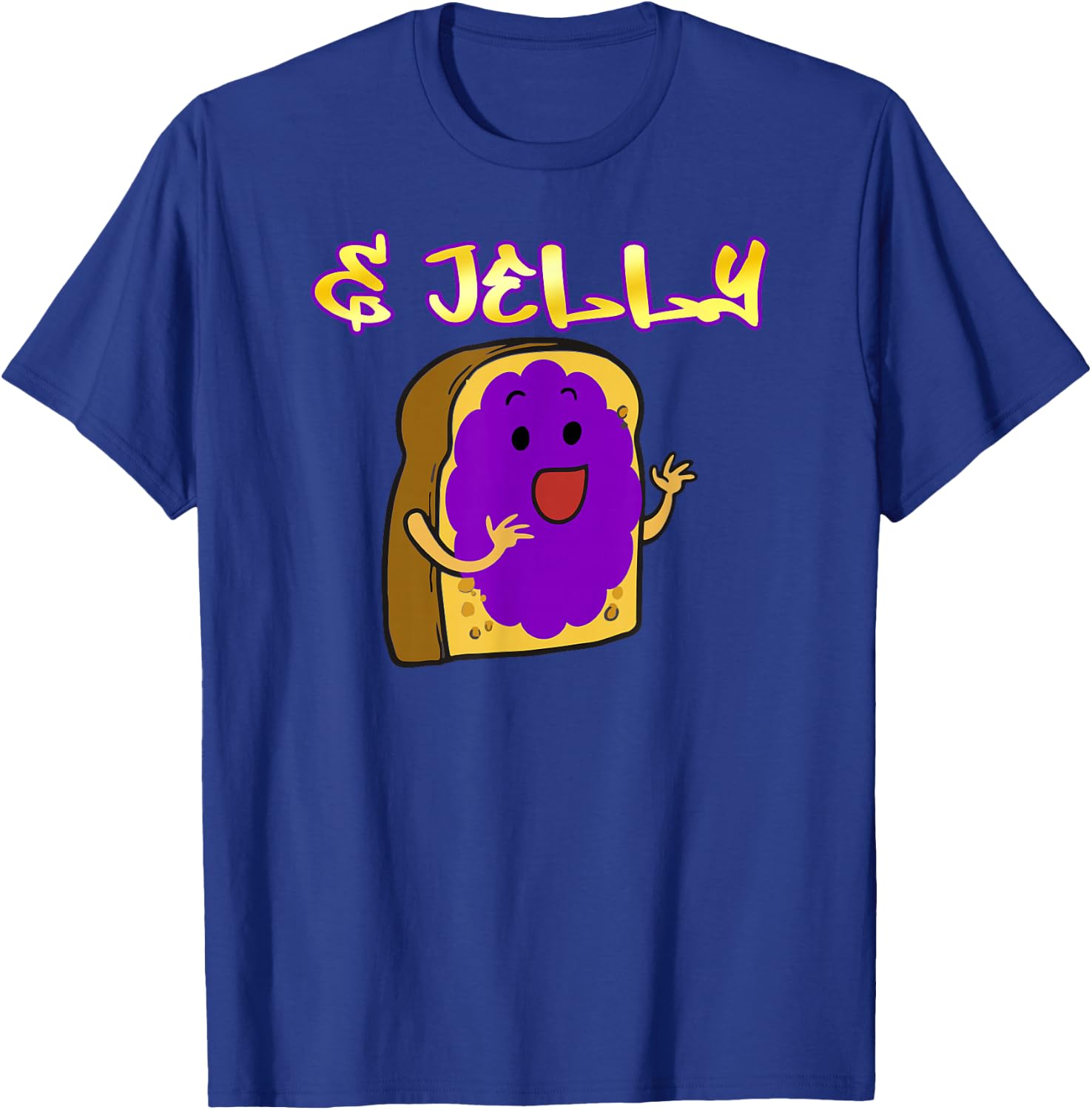Peanut Butter and Jelly Kawaii Matching PB Grape Jelly T-Shirt - T-Shirt | Royal