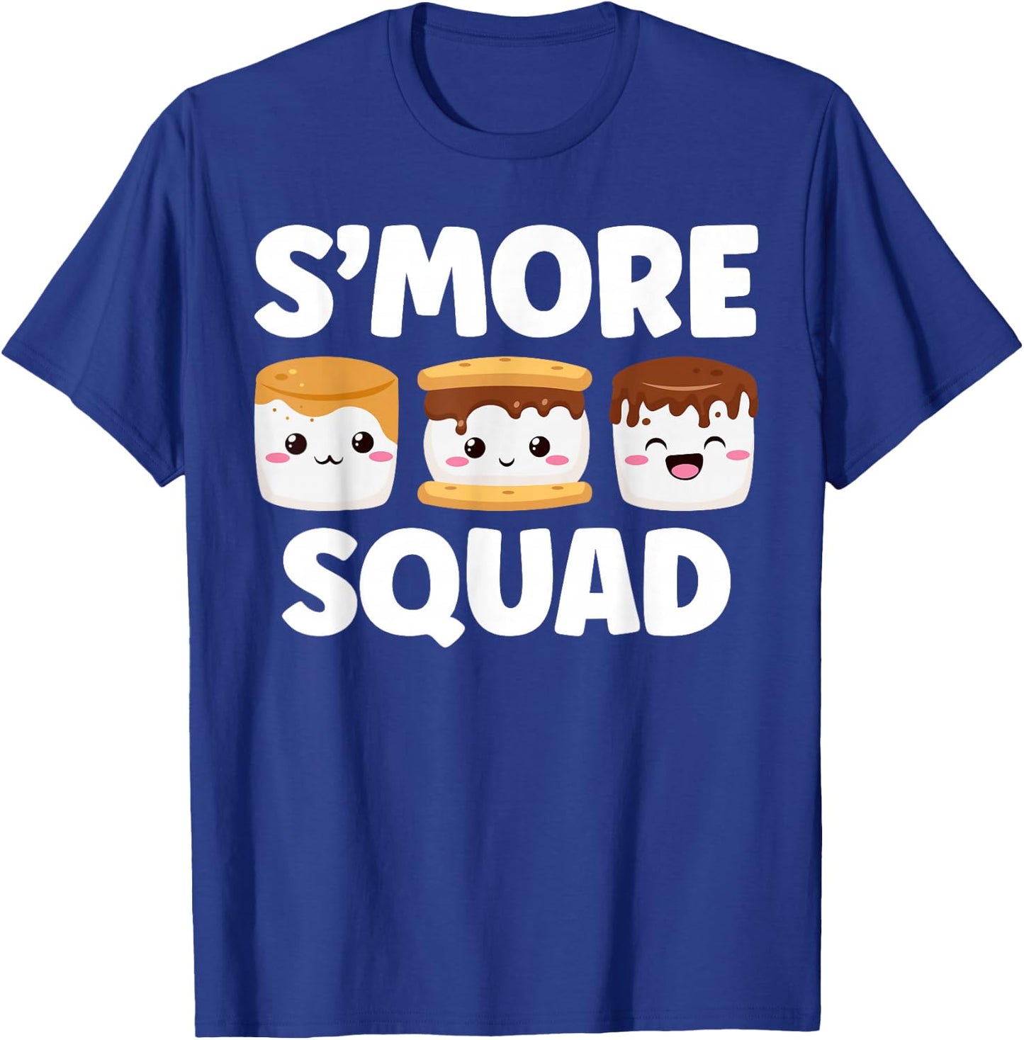 Smore Squad Camping Campfire Chocolate Marshmallow S'mores T-Shirt - T-Shirt | Royal