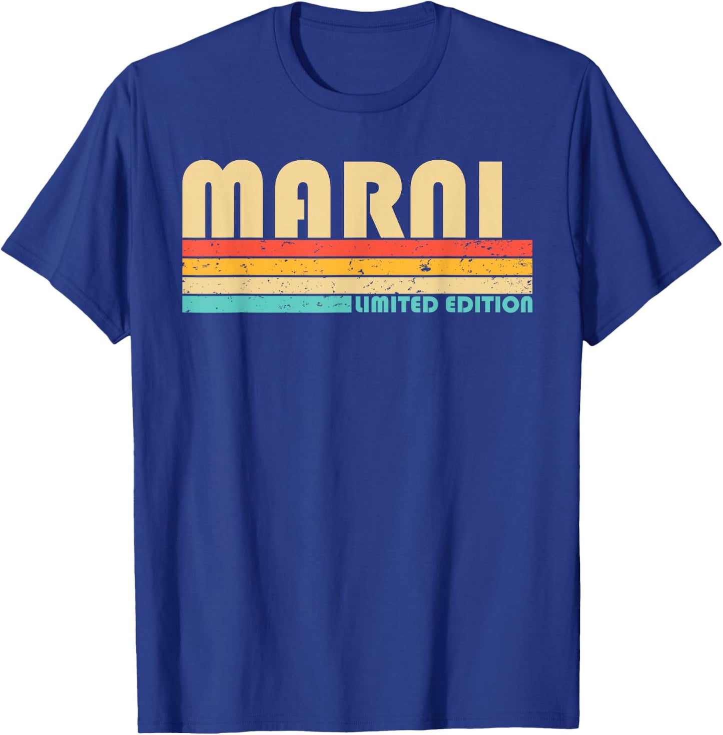 MARNI Name Personalized Retro Vintage 80s 90s Birthday T-Shirt - T-Shirt | Royal