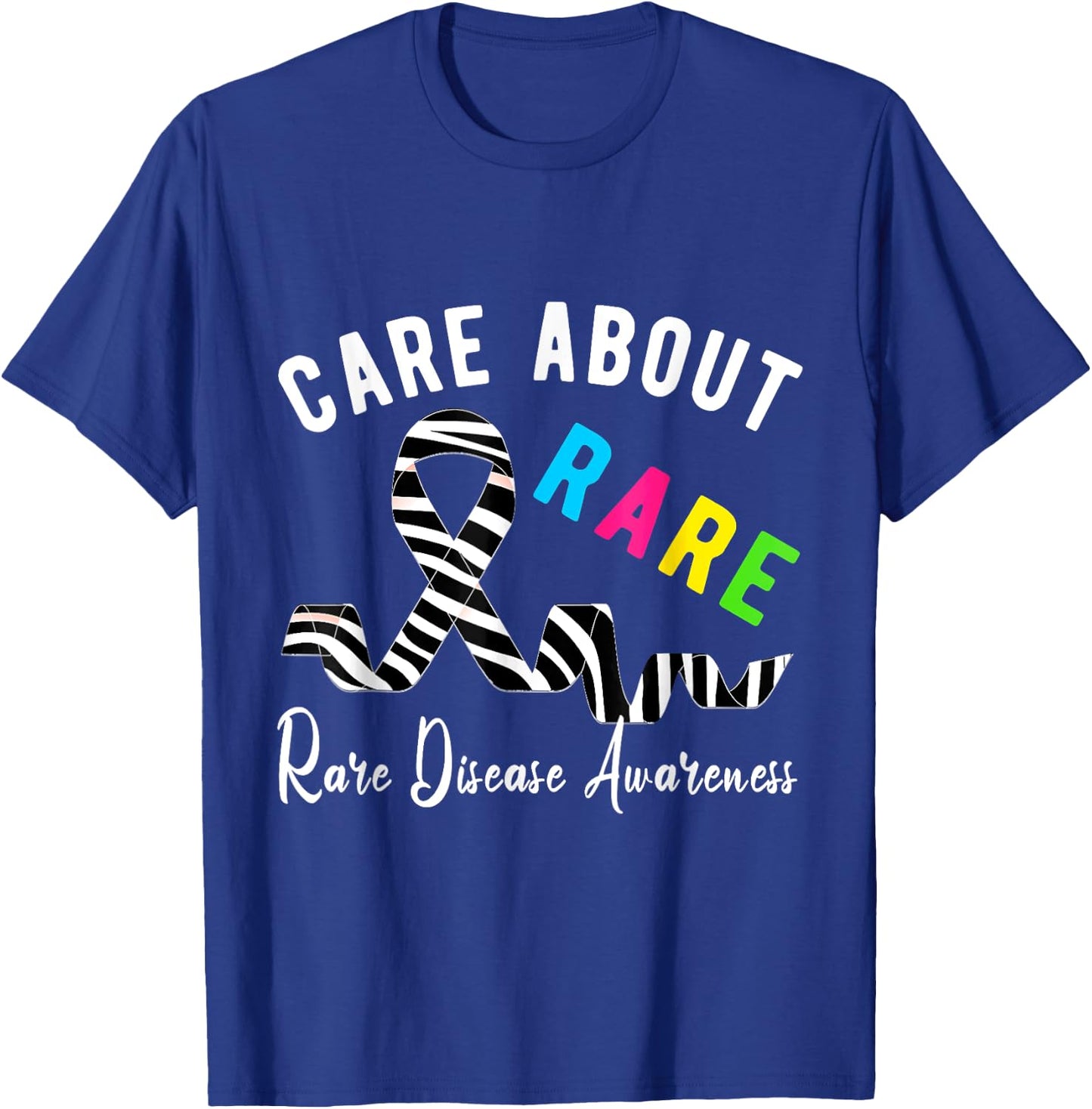 Rare Disease Day Care About Rare Disease Awareness T-Shirt - T-Shirt | Royal