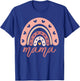 Mama Birthday Rainbow Family Mom T-Shirt - T-Shirt | Royal