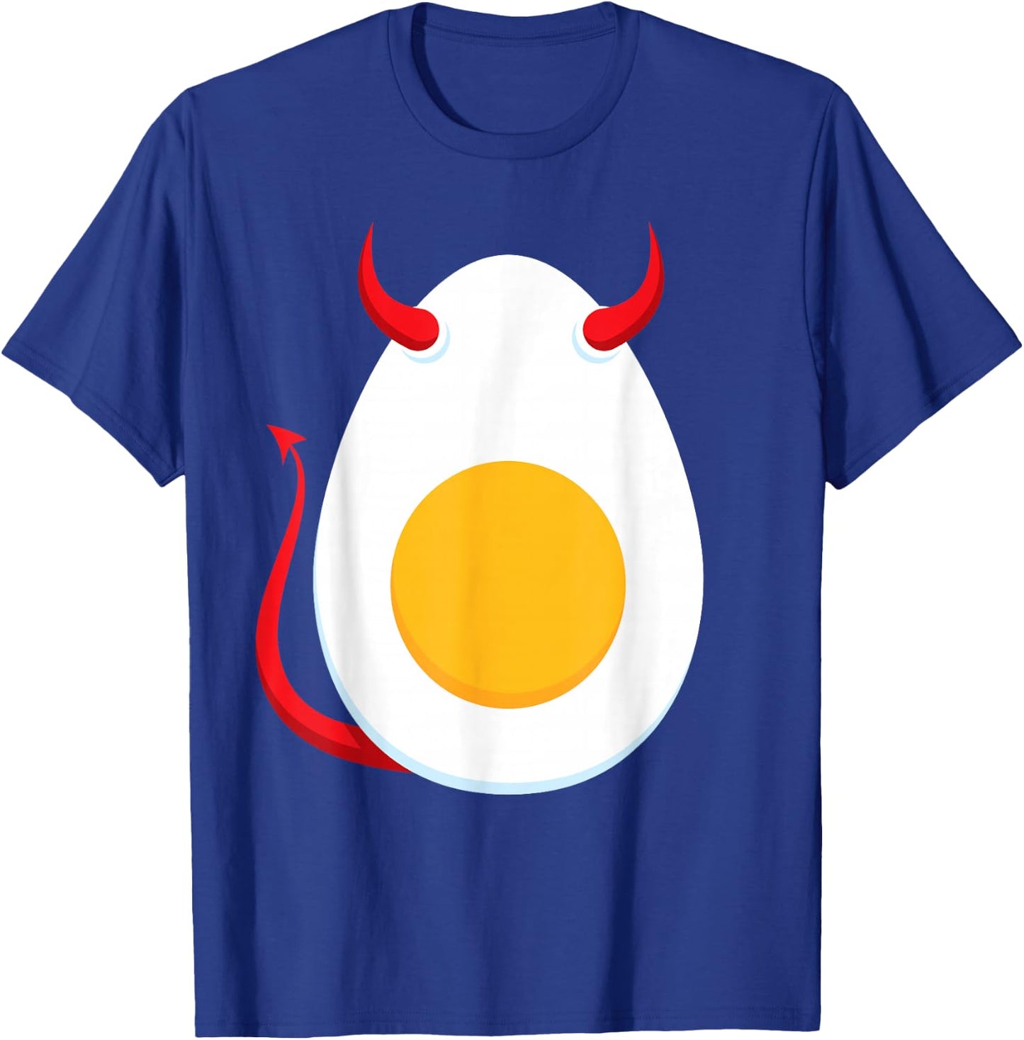 Pretend I'm a Deviled Egg Funny Teacher Halloween Costume T-Shirt - T-Shirt | Royal