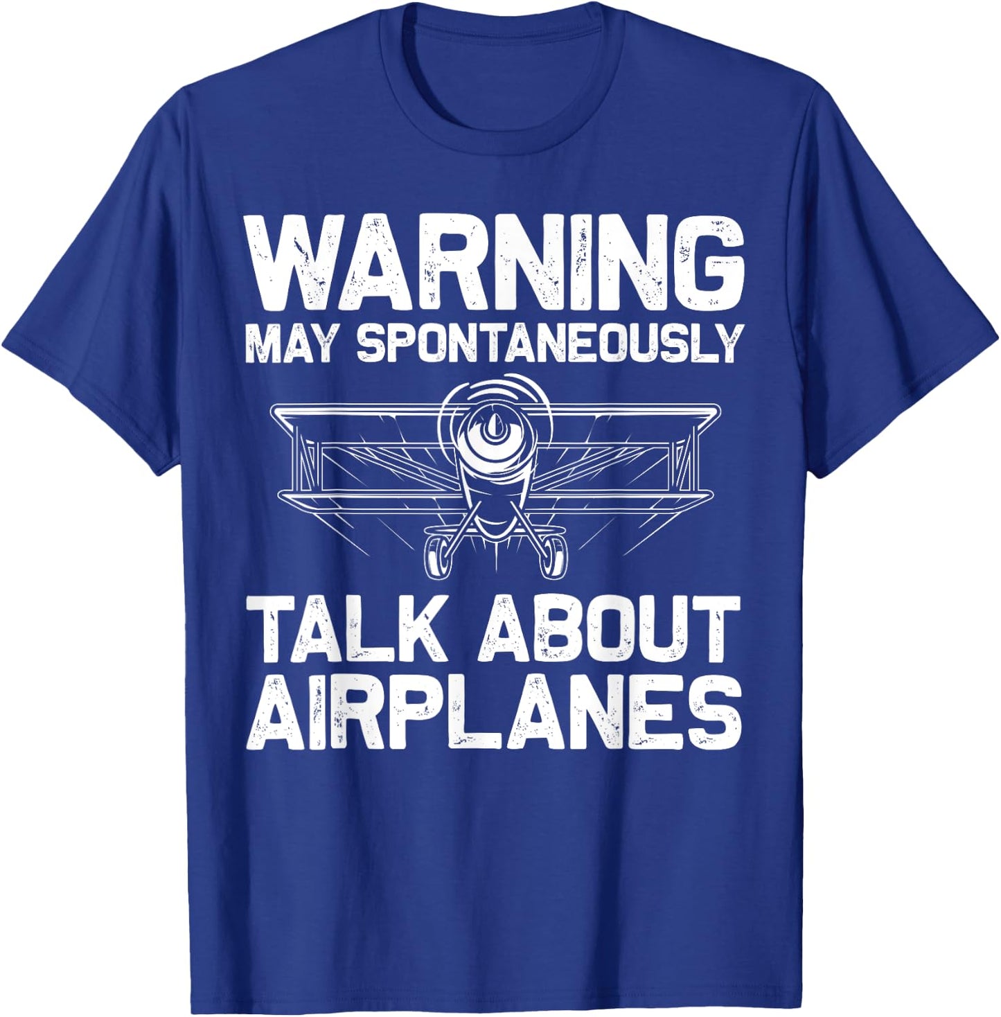 Funny Airplane Novelty Women Plane Aviation Pilot T-Shirt - T-Shirt | Royal