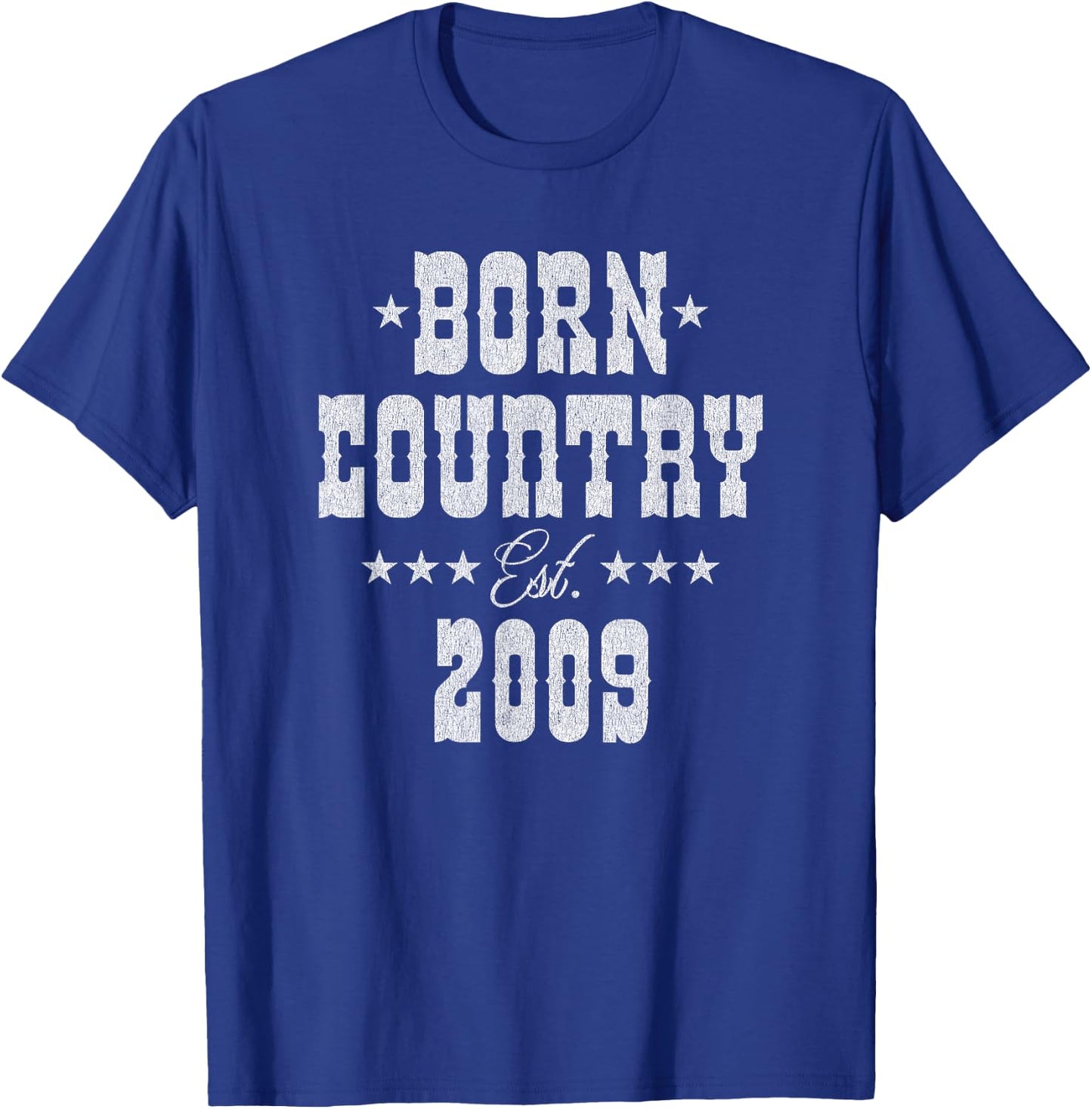16 Year Old Country Music 2009 16th Birthday T-Shirt - T-Shirt | Royal