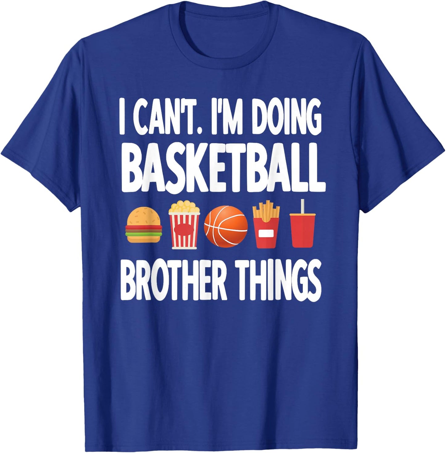 Basketball Brother Things Proud Basketball Player Bro T-Shirt - T-Shirt | Royal