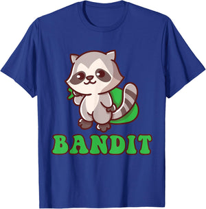 Bandit Cute Criminal Rubbish Panda Animal Friend Raccoon T-Shirt - T-Shirt | Royal