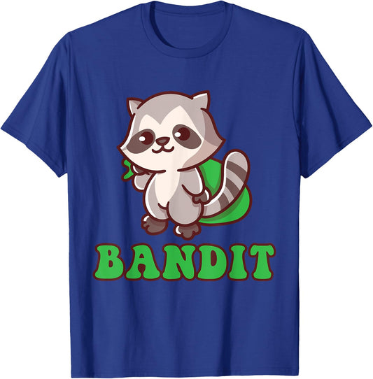 Bandit Cute Criminal Rubbish Panda Animal Friend Raccoon T-Shirt - T-Shirt | Royal