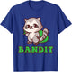 Bandit Cute Criminal Rubbish Panda Animal Friend Raccoon T-Shirt - T-Shirt | Royal
