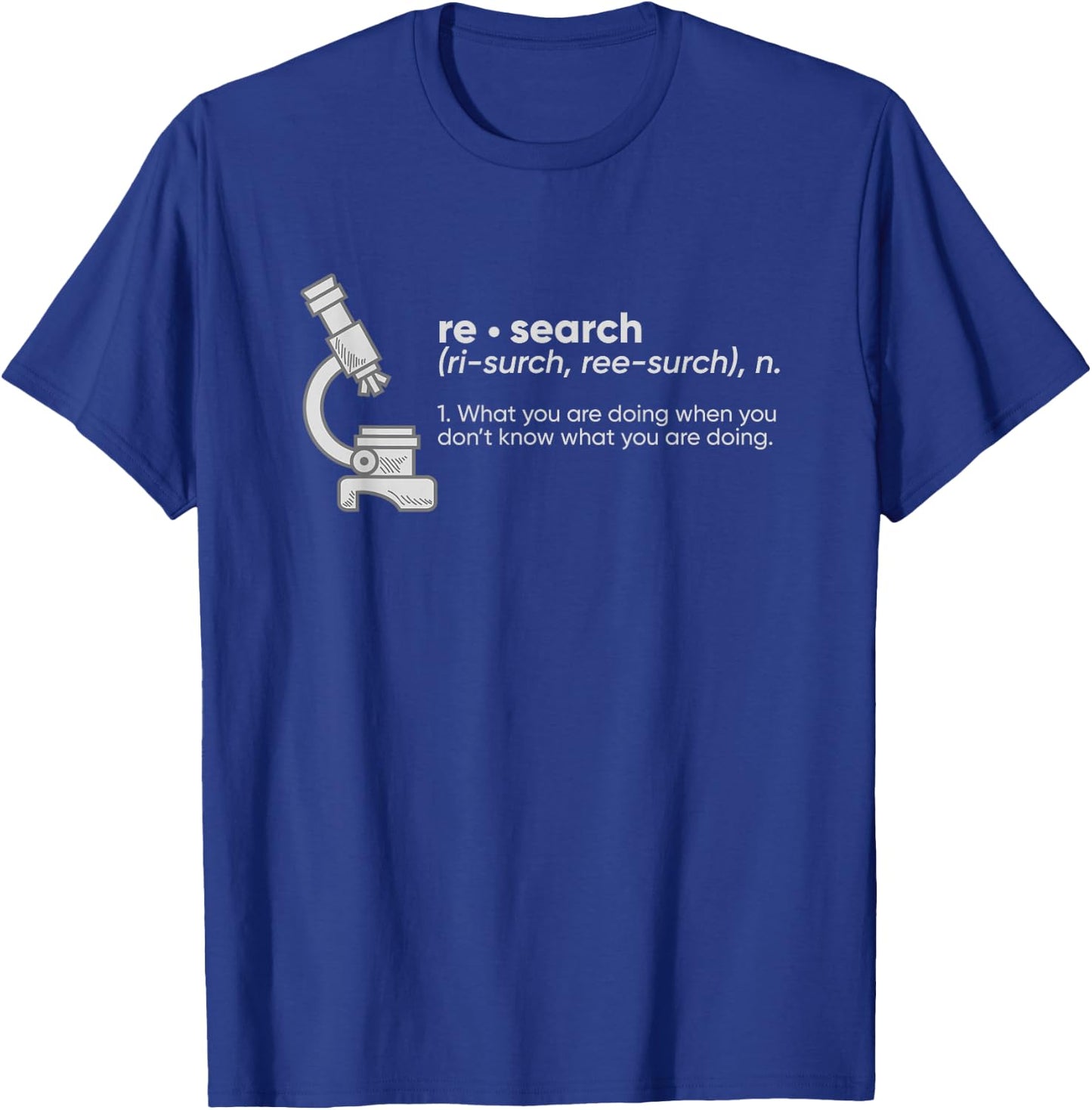 Funny Re- Search DNA Replication Genetics Gift Science T-Shirt - T-Shirt | Royal