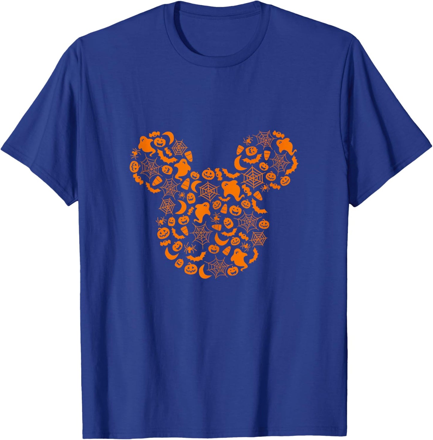 Disney Mickey Mouse Halloween Silhouette T-Shirt - T-Shirt | Royal
