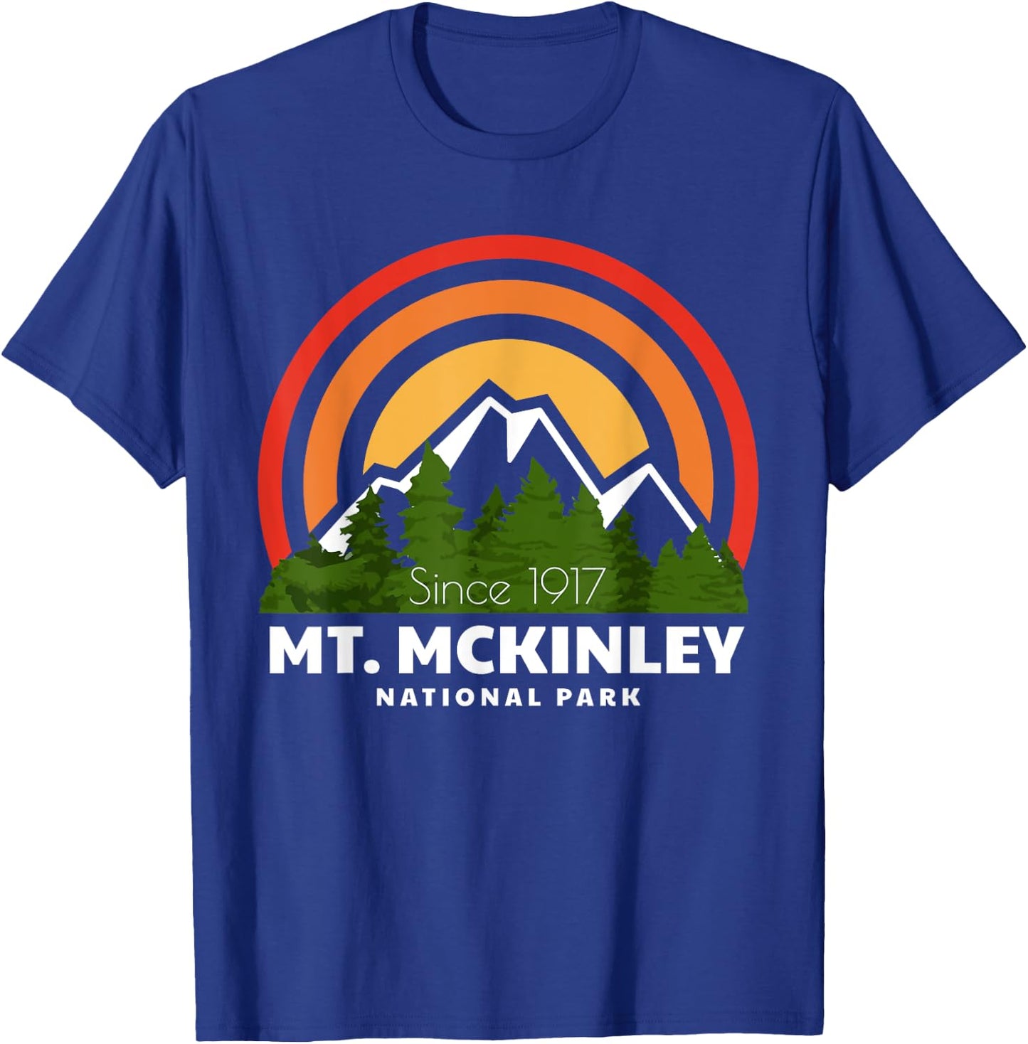 Mount McKinley National Park Apparel T-Shirt - T-Shirt | Royal