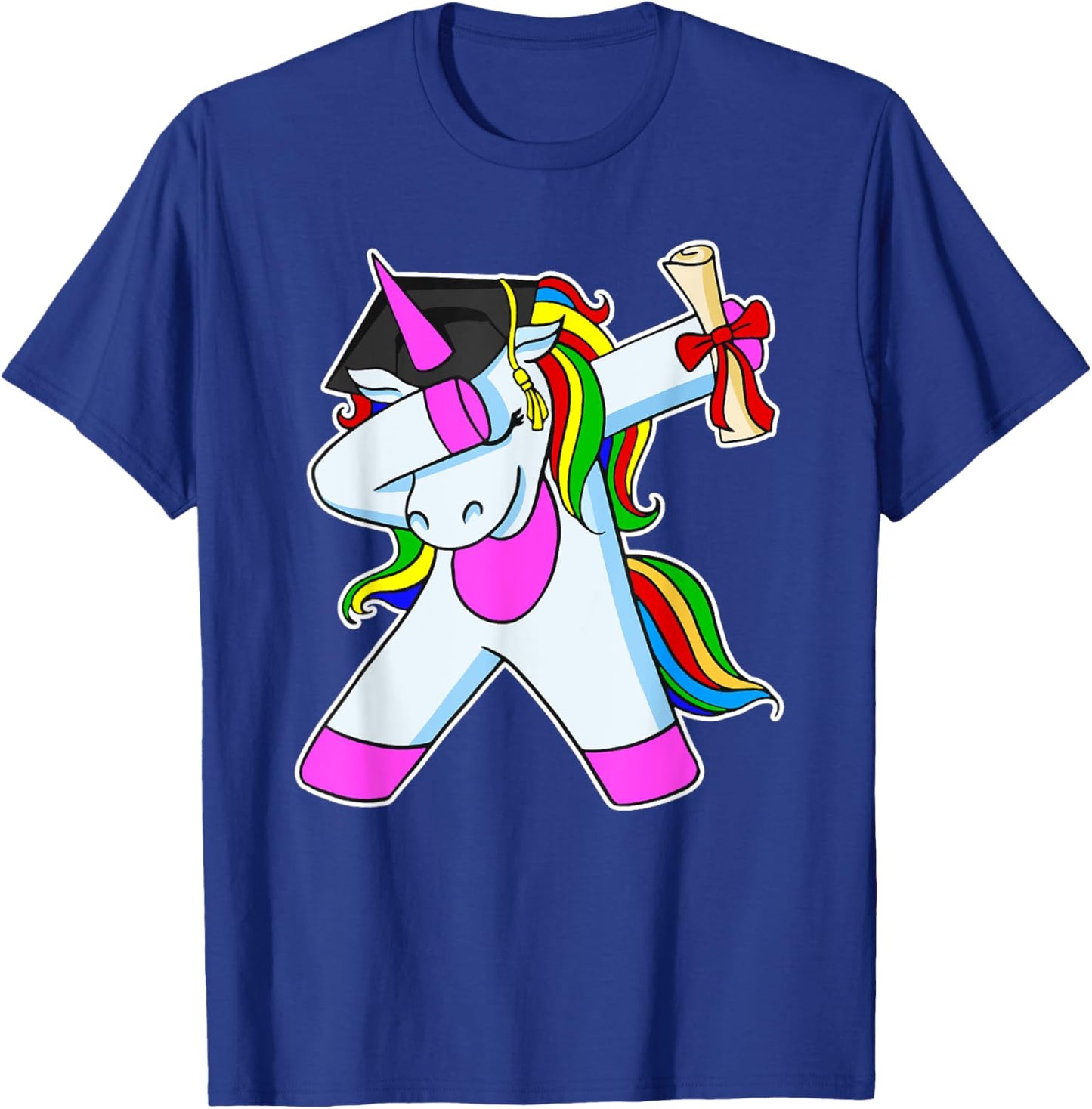 Graduation Unicorn Nursery College Primary School T-Shirt - T-Shirt | Royal