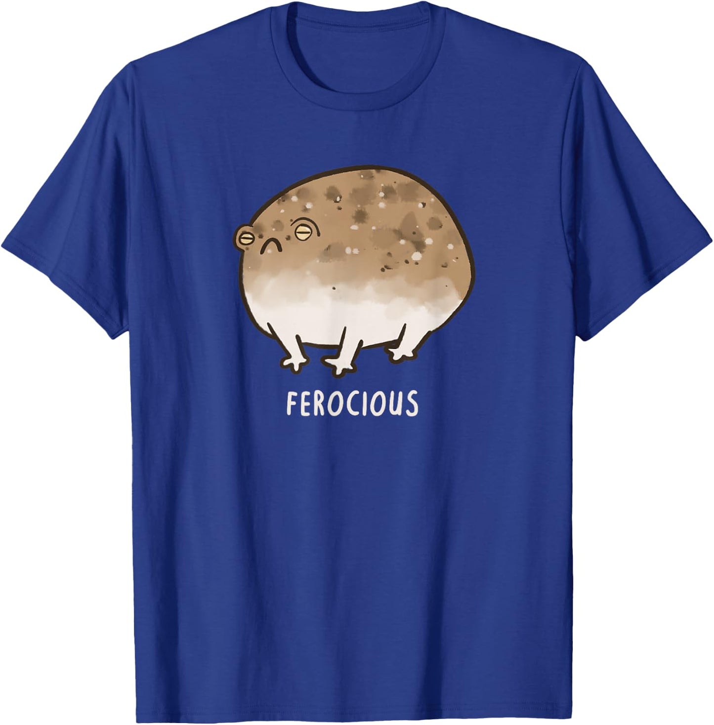 Ferocious Desert Rain Frog, Very Angry Frog T-Shirt - T-Shirt | Royal