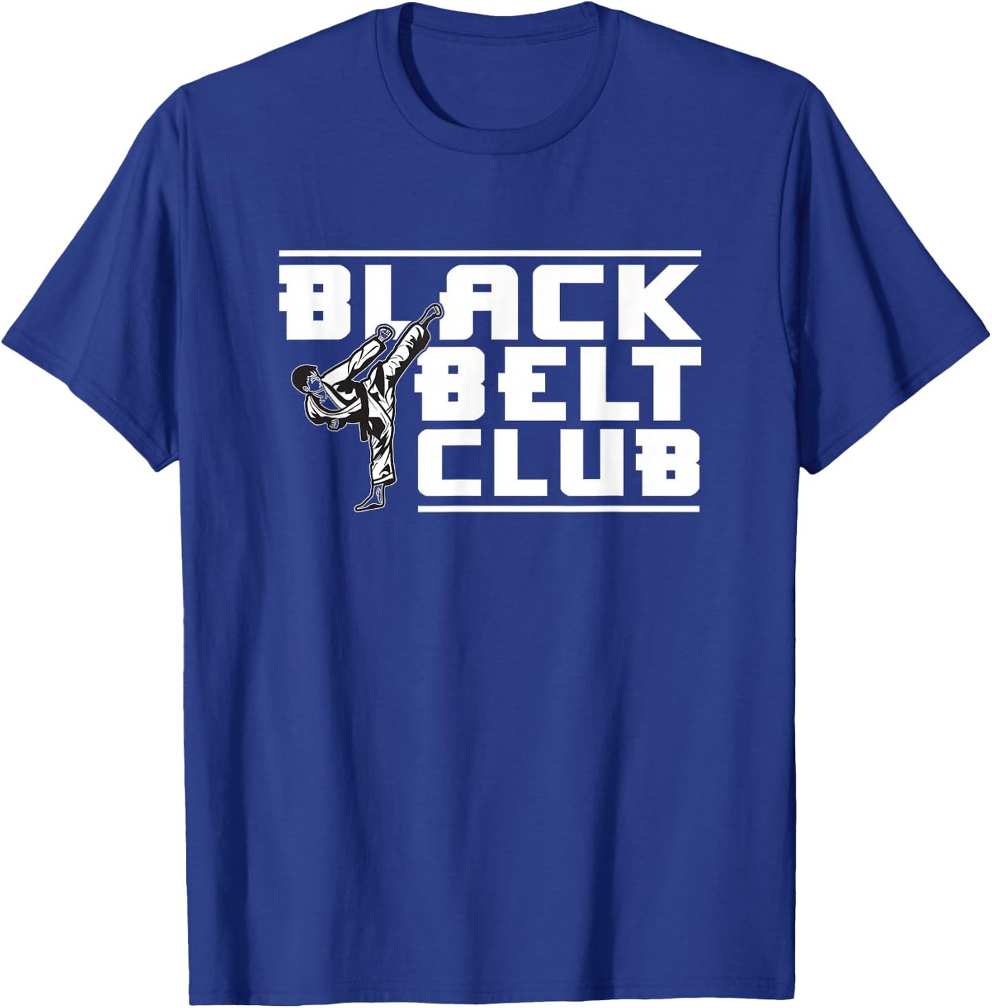 Black Belt Club - Karate Black Belt T-Shirt - T-Shirt | Royal