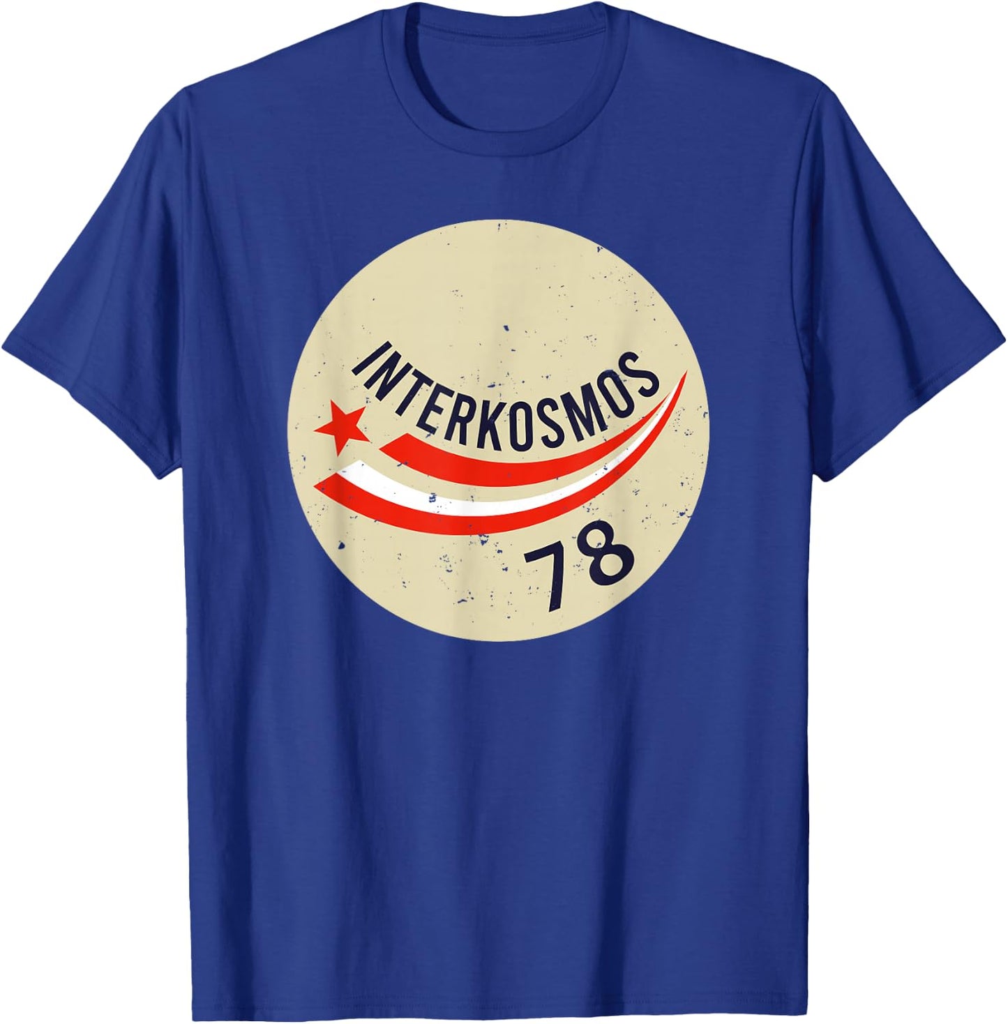 Interkosmos Russia Sputnik USSR Soviet Union T-Shirt - T-Shirt | Royal