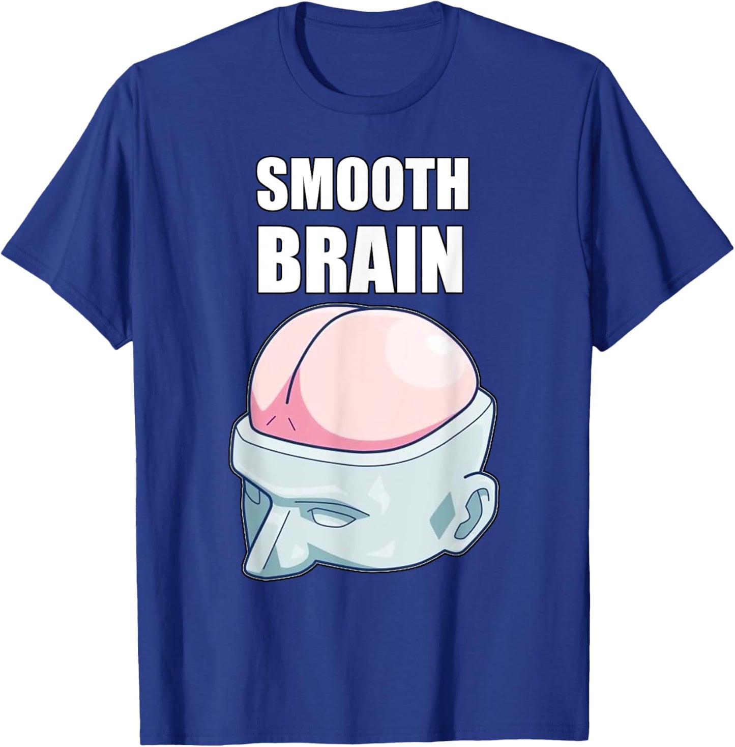Smooth Brain - Funny Meme Gift T-Shirt - T-Shirt | Royal