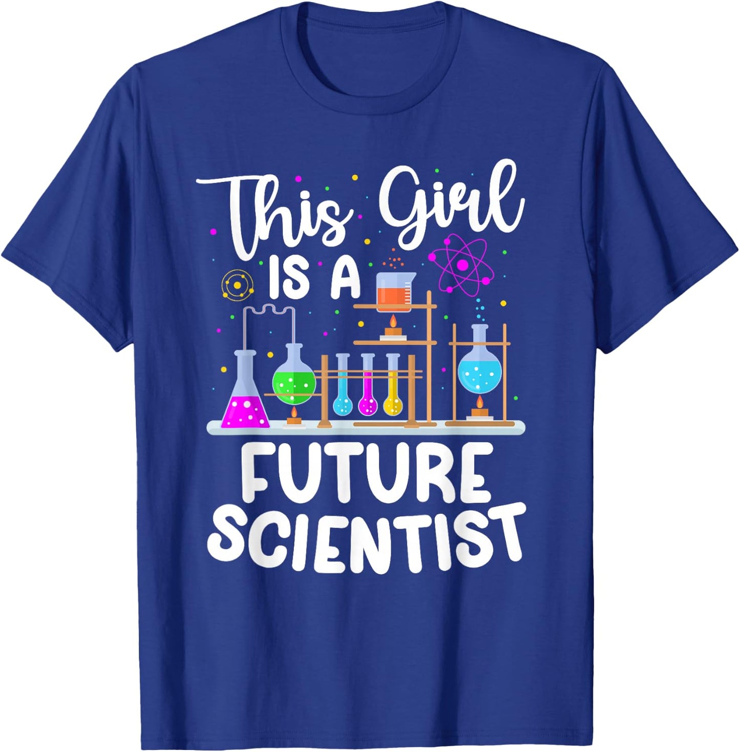 This Girl is A Future Scientist Kids Scientist Science T-Shirt - T-Shirt | Royal