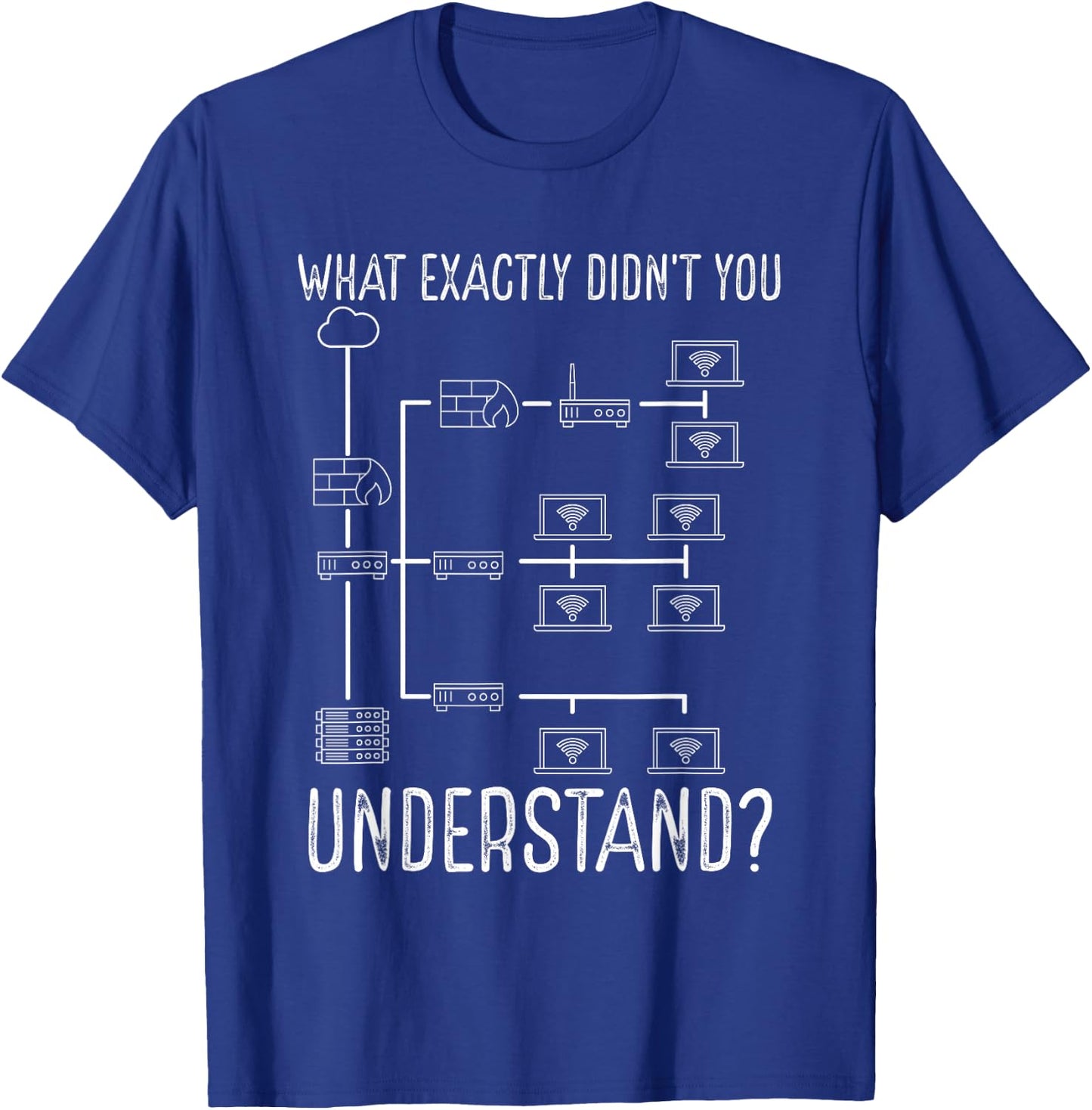Network Engineer Tool Funny Network Engineering T-Shirt - T-Shirt | Royal
