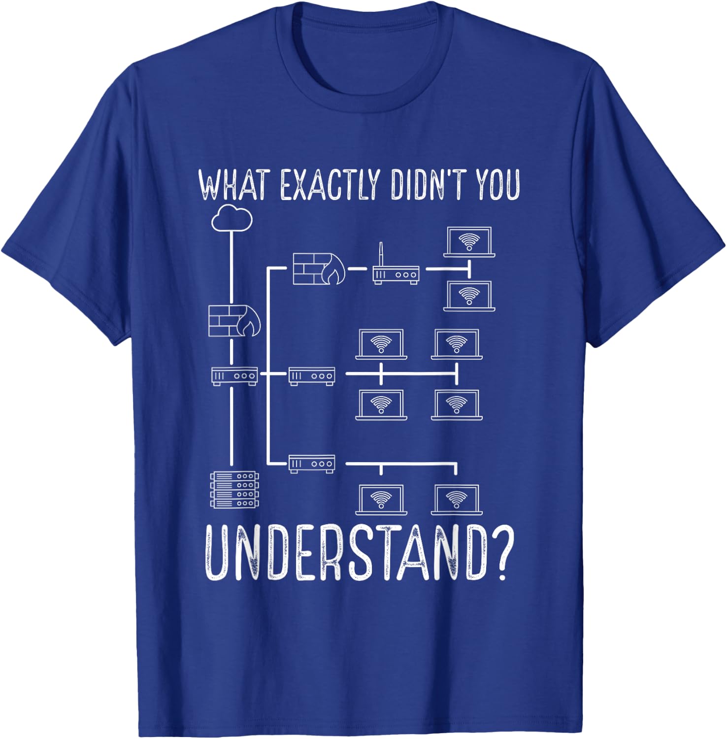 Network Engineer Tool Funny Network Engineering T-Shirt - T-Shirt | Royal