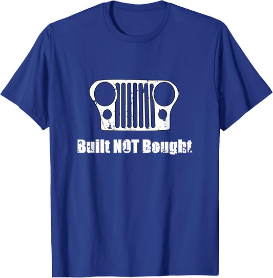 Cool Built NOT Bought Grill Rock Crawler Mudding RC T-Shirt - T-Shirt | Royal