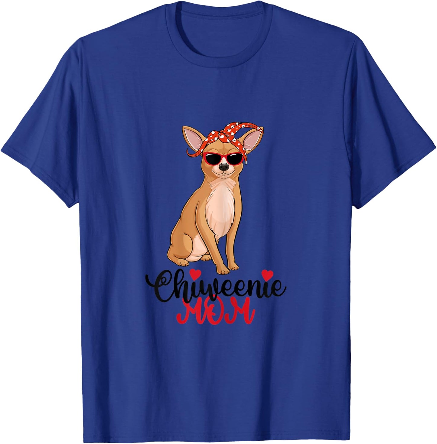 Chiweenie Dog Chiweenie Mom T-Shirt - T-Shirt | Royal