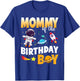 Mommy Of The Birthday Boy Astronaut Family Space Planets T-Shirt - T-Shirt | Royal