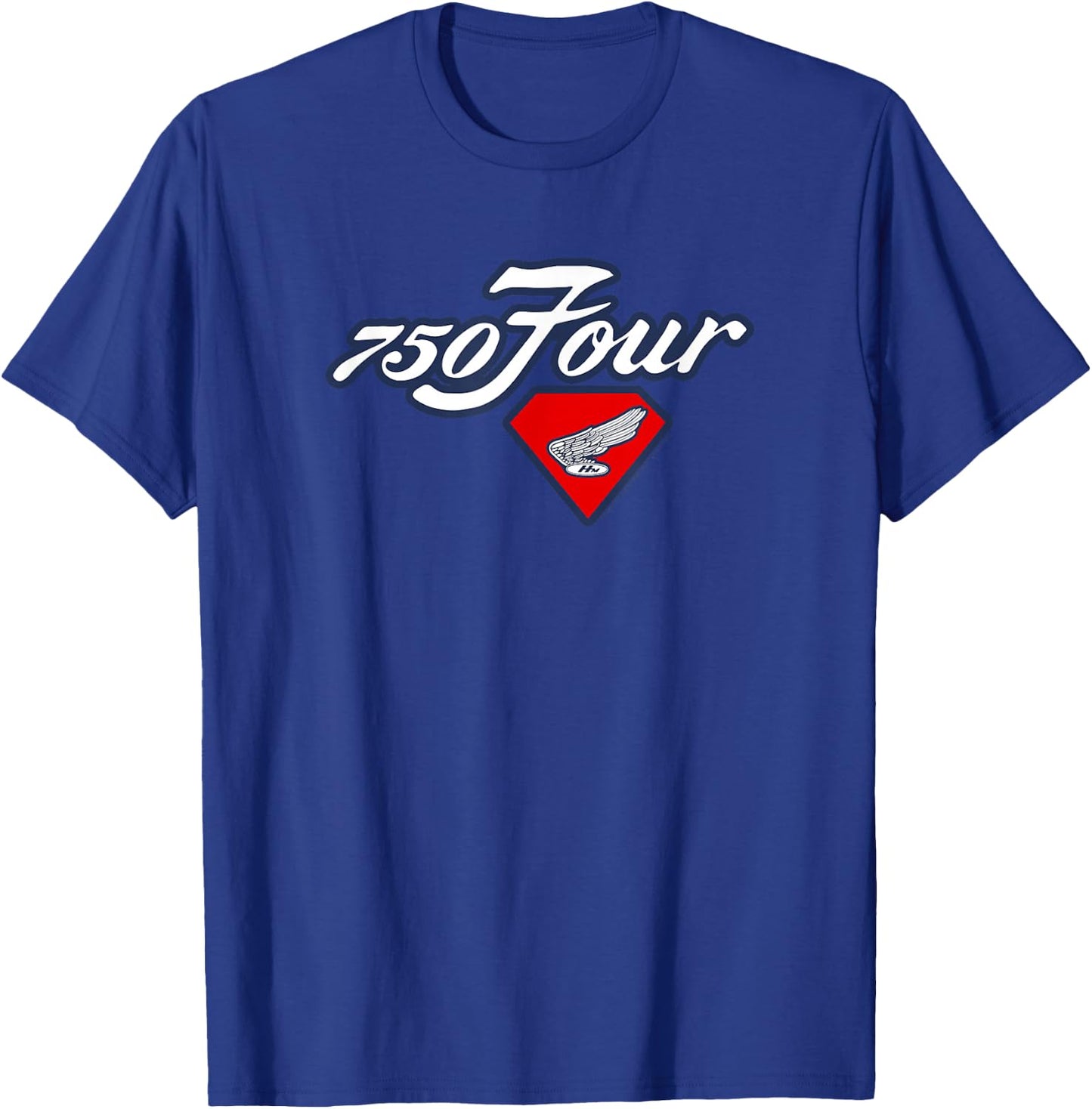 Honda 750 Four Emblem T-Shirt - T-Shirt | Royal
