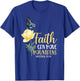 Christian Bible Verse Butterfly Rose Flower Matthew 17:20 T-Shirt - T-Shirt | Royal