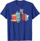 Kawaii Cat Book Ends Library Decor Librarian Gifts Design T-Shirt - T-Shirt | Royal