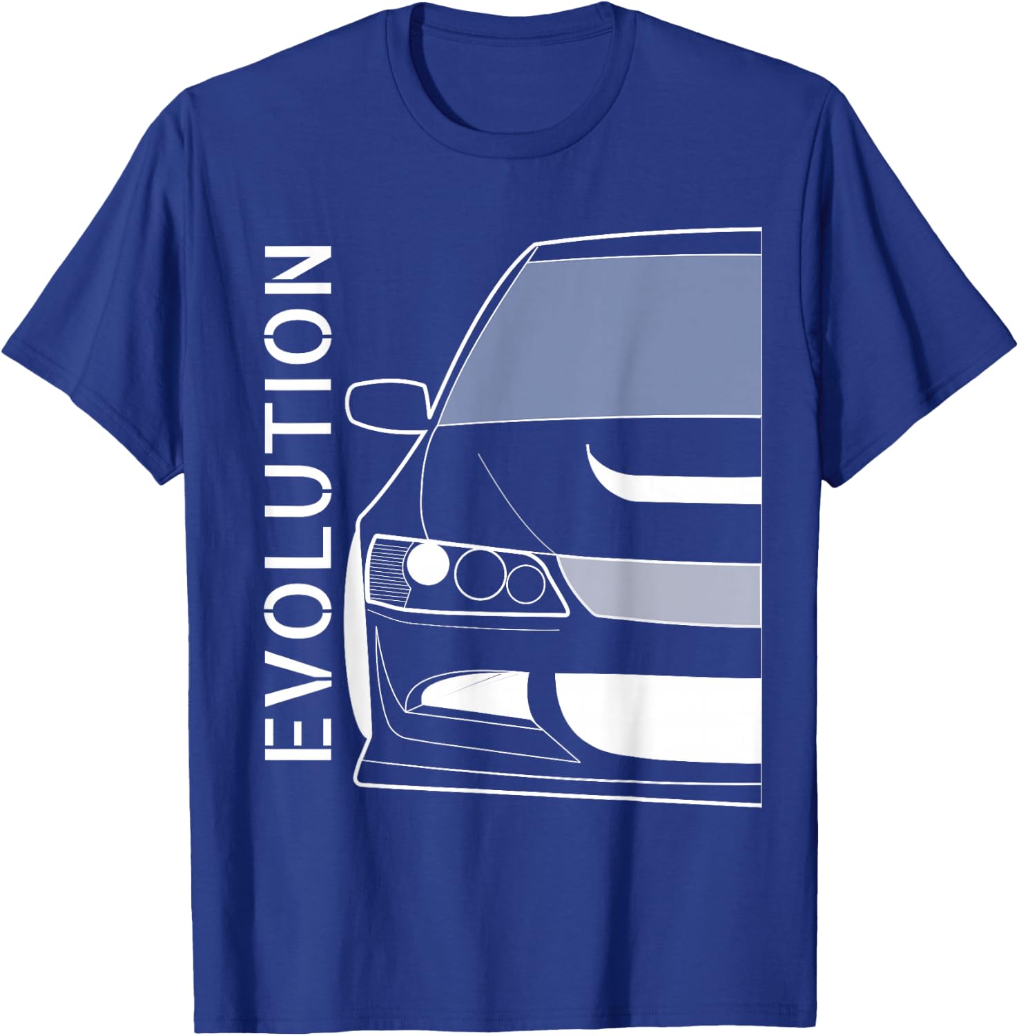 Evo 8 Design Turbo JDM Classic Legends T-Shirt - T-Shirt | Royal
